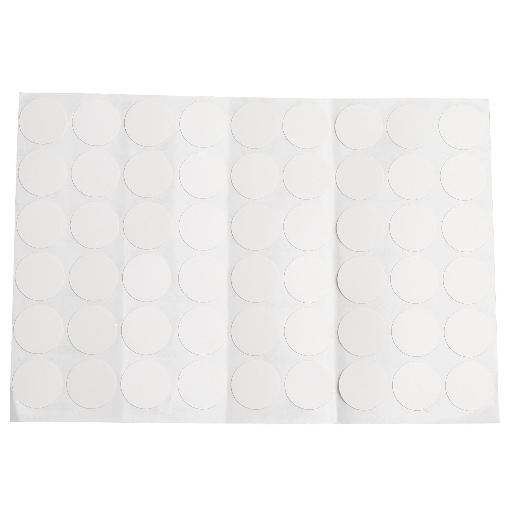 

Wardrobe Cupboard Self-adhesive Screw Covers Caps Stickers 54 in 1 White NONE