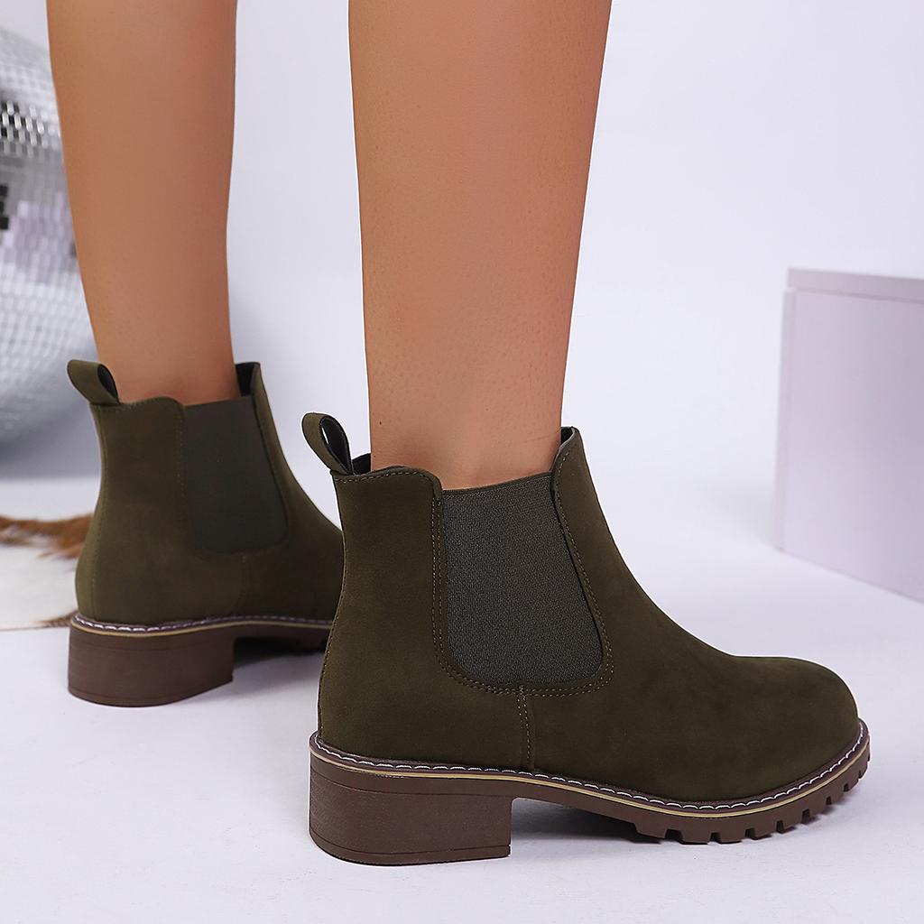 Plus Size Spring and Autumn Korean Version Martin Boots, British Casual Desert Boots, Cargo Boots, High Top Shoes