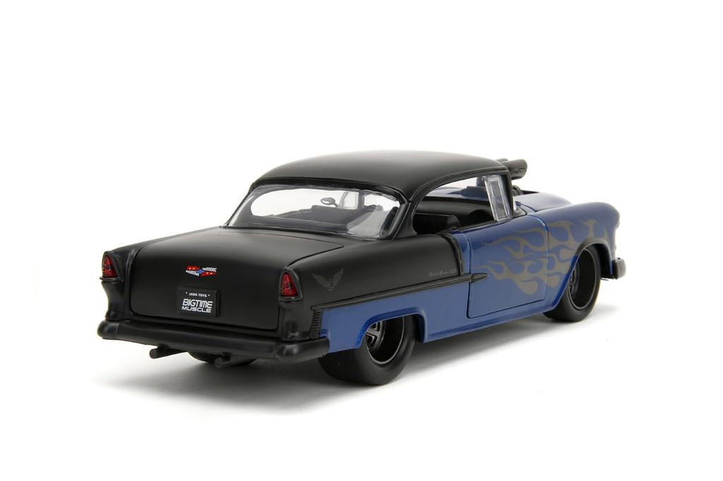 Kyosho Jada Toys 1/24 Scale 1955 Chevy Bel Air Blue/Black Finished Product