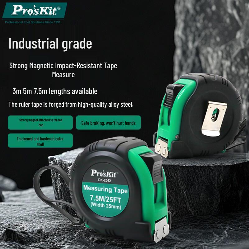 Pro sKit Strong Magnetic Locking Steel Tape Measure