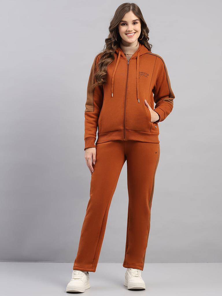 Monte Carlo Womens Regular Fit Printed Tracksuit