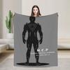 TRON Ares Dillinger Systems Flannel Blanket Runner Identity Disc Fashion Throw Blankets for Home 150*125cm Lightweight