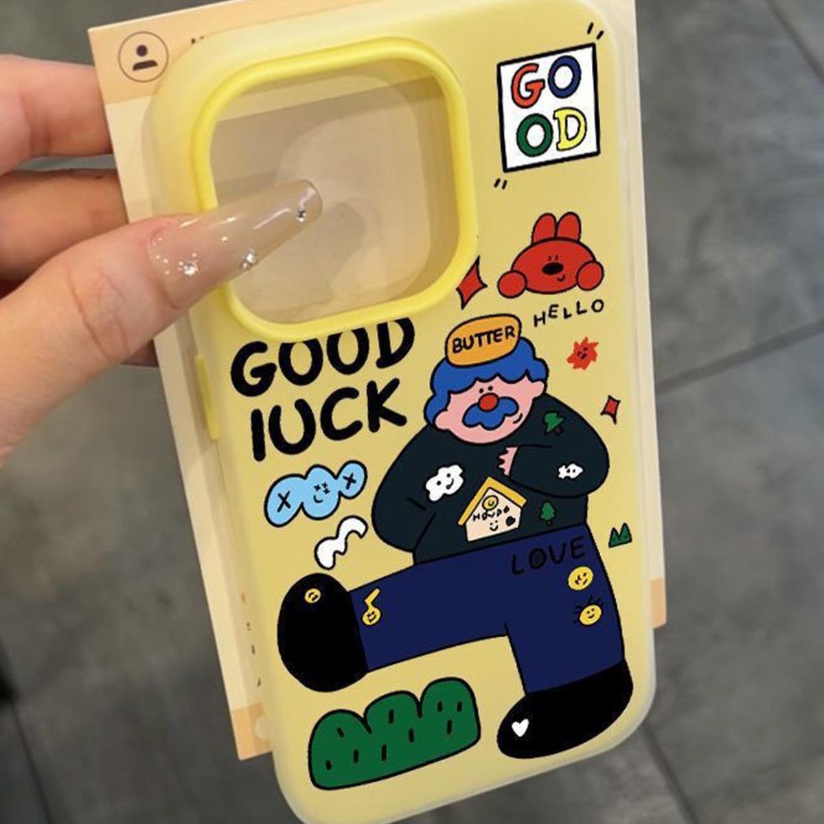 

Jelly Two-in-one Mobile Phone Case for Apple Shell Premium Three-in-one Mobile Phone Case Cross-body Mobile Phone Protective Cover Half Pack New Style For iphone 17PROMAX