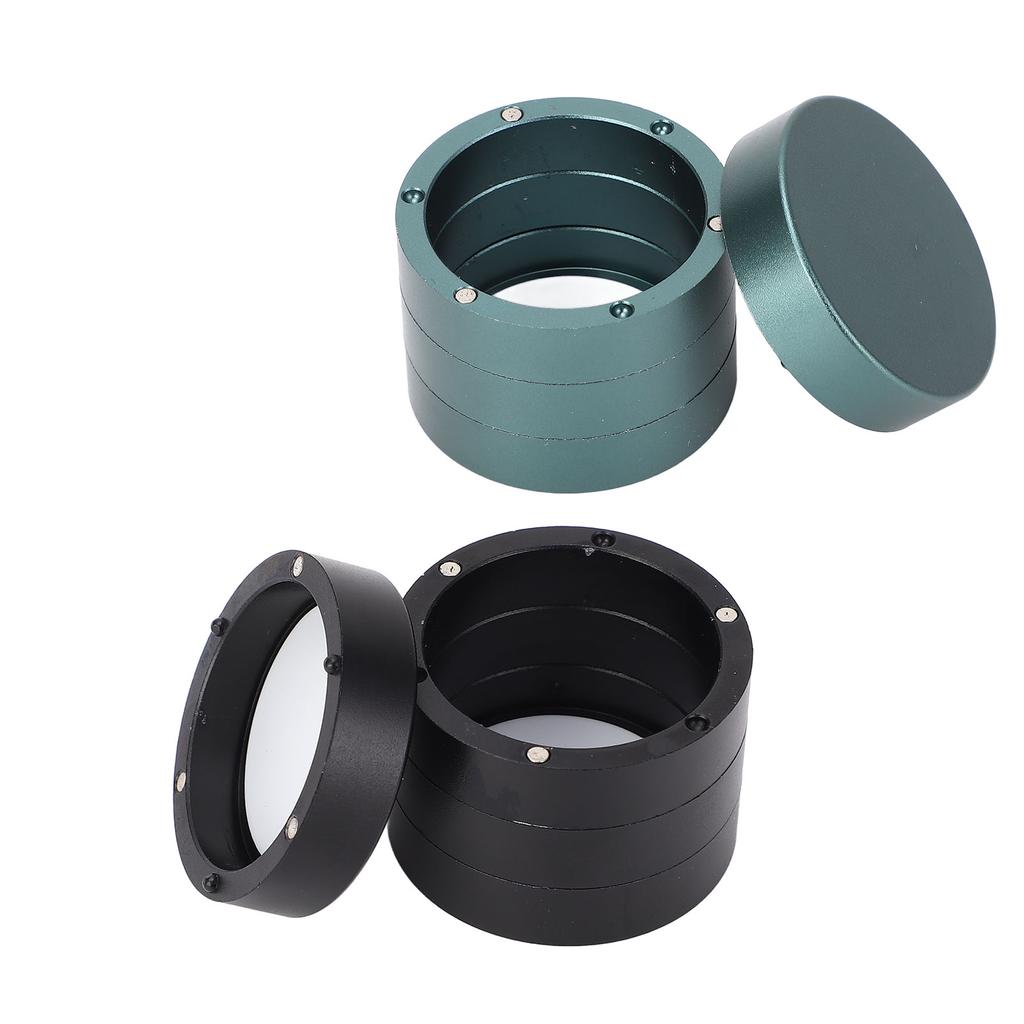 4 Layer Billiard Chalk Case Portable Aluminum Round Pool Cue Chalk Holder Universal