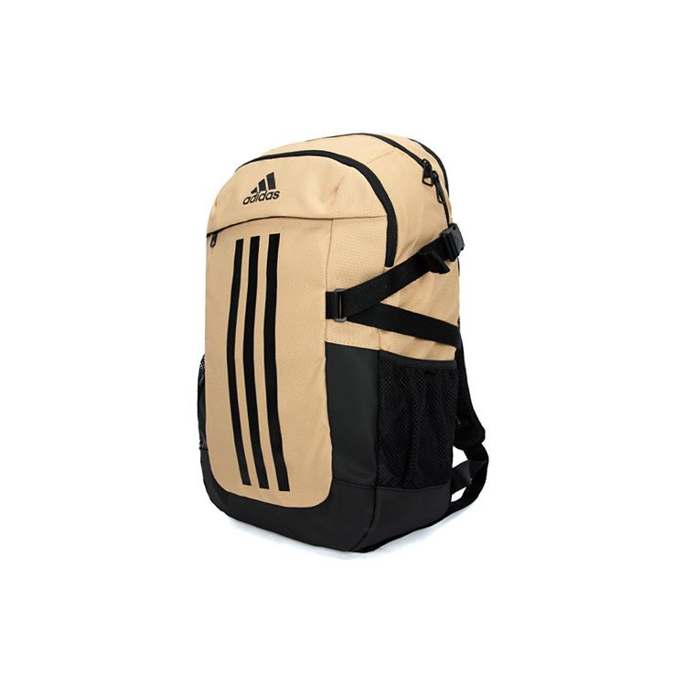 Adidas Power Vi Sports Casual Student Polyester Backpack Unisex Backpack Light-Khaki Black HM9158 MISC