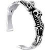 Trendy Personalized Simple Fashionable Men's Double Skull Bracelet