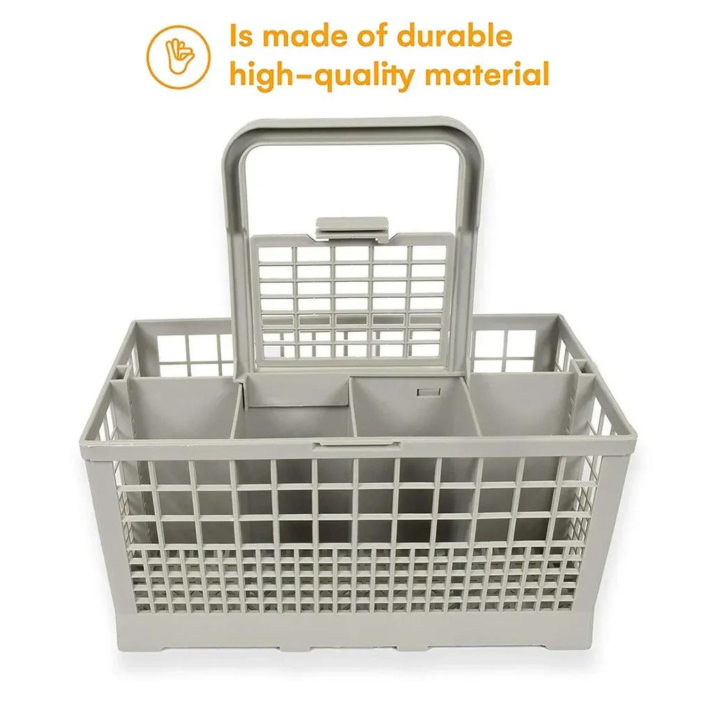 Universal Dishwasher Cutlery Basket Foldable Kitchen Tableware Drying Organization for Dishwasher Replacement Accessory 1/2Pcs