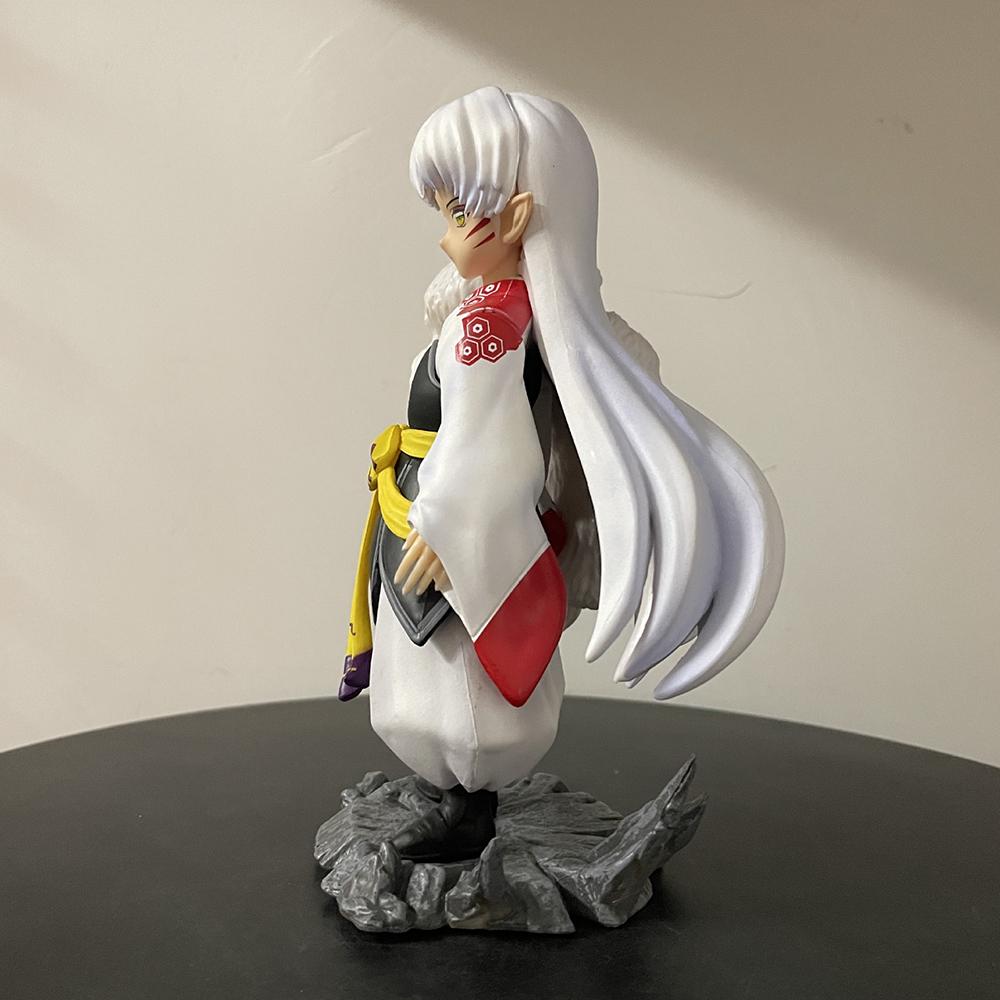 17cm Inuyasha Sesshoumaru PVC Action Figure Bakusaiga Sesshoumaru Anime Figure  Model Toys Collection Decoration Doll Gifts