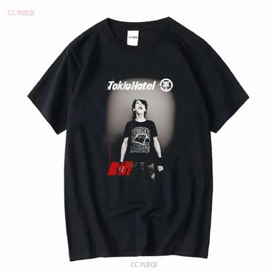 Tokio Hotel kapela Bill Kaulitz Tričko plakát Černý Krátký rukáv S 5XL 1F1030 vintage Vypraný grafický Stylový homme Unisex Ležérní