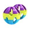 Colorful Bell Ball Parrot Bird Cat Dog Interactive Hollow Sound Making Pet Toy