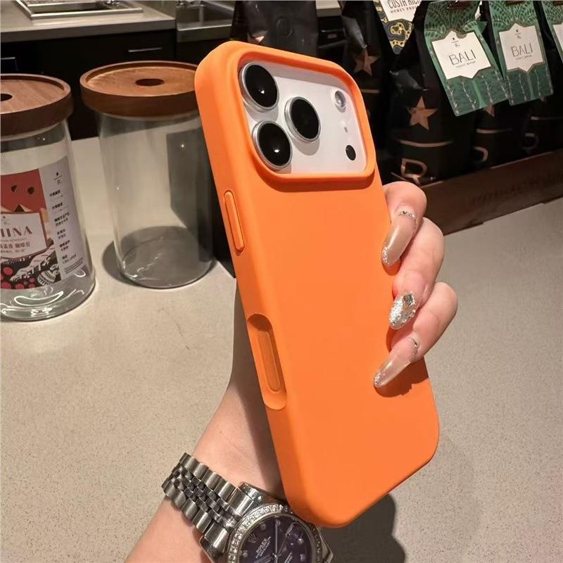 Applicable to iPhone17promax mobile phone case liquid silicone Apple 16 with AI camera button 14 protective case 15