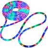 Flexible LED Light Rope with Multicolored Lights and 8-Function Programmer