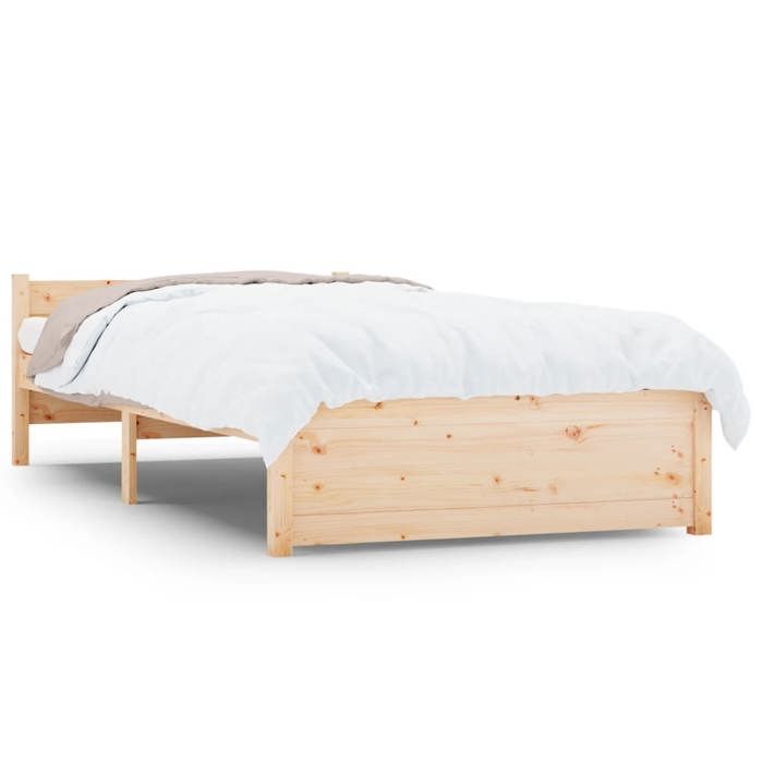 VidaXL Cadre de lit Bois massif 100x200 cm 815034