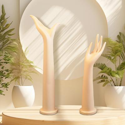 Elegant Female Hand Mannequin Jewelry Storage Display Stand Accessory for Necklace Showcasing Home Organization