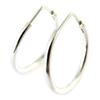 Les Trésors De Lily [P1681] - Silver 'Simplicity' Hoop Earrings - 20 Mm 2 Mm