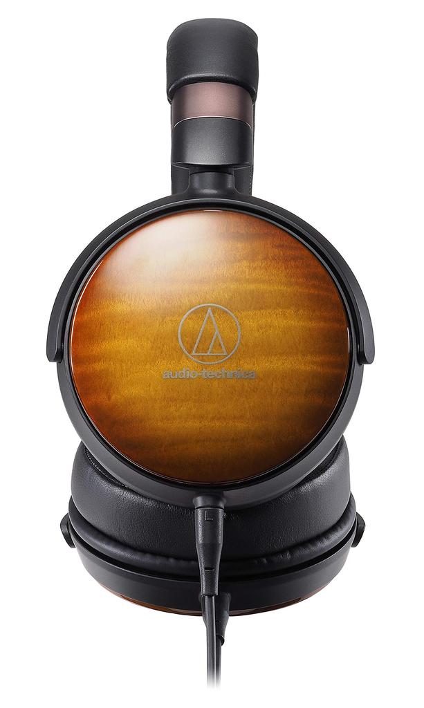 Audio Technica Kopfhörer, kabelgebunden, versiegelt, hochauflösende Klangquelle, kompatibles Holzgehäuse, Kopfhörer, Holzgehäuse ATH-WP900