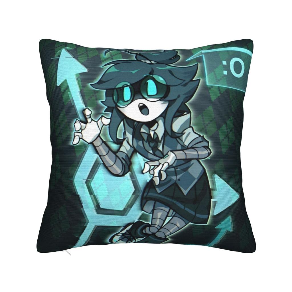 Murder Drones Games Square Pillow Case Cushion Cover Awesome Polyester Decor Pillowcase for Sofa 18