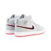 Jordan Air Jordan 1 Mid High top Kids' Training Shoes Gray Pink Children Aged 3 7 Years Old 640737-060