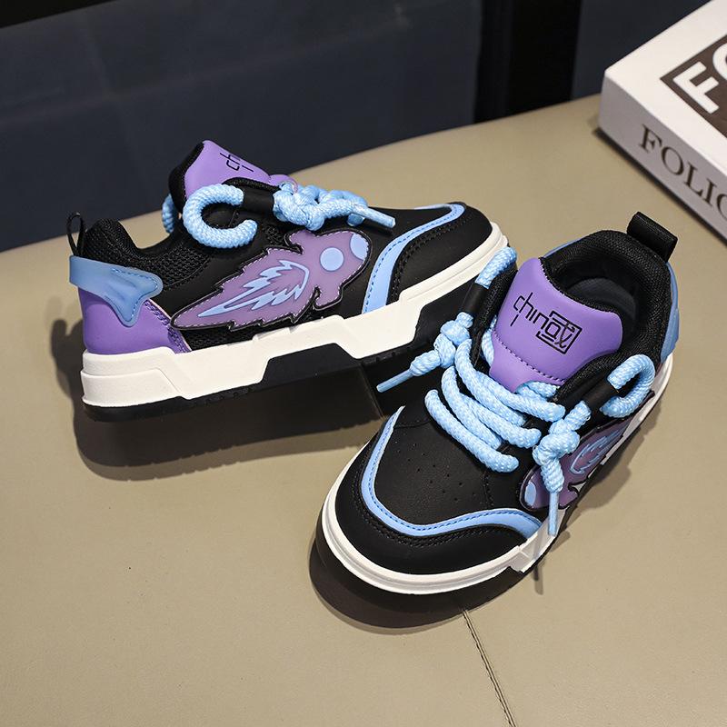 Buty Męskie Kolega Jesień Dziecięce Rekreacyjne Sportowe Buty Boardowe Dopasowanie Kolorów Trend Modowy Buty Chlebowe
