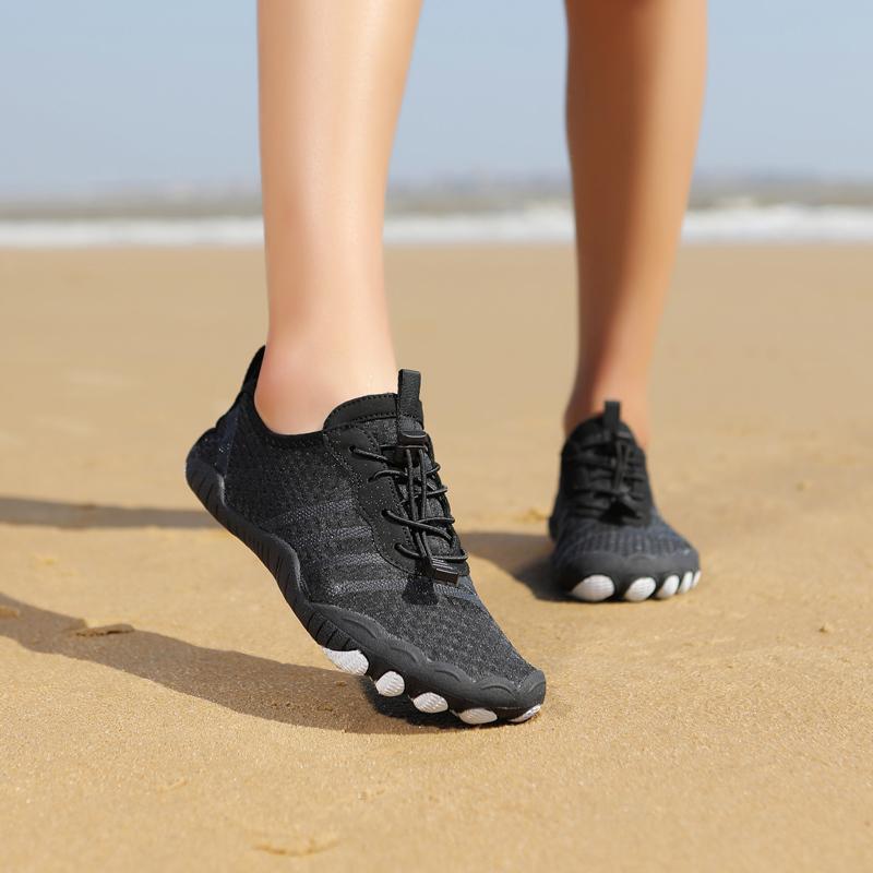 Muži Barefoot Aqua Boty Ženy Plážová Bota do vody Rychleschnoucí Plavkové sandály Drenáž Proti proudu Brodění Tenisky Pro Fitness Jóga Potápění Turistika Surfování Kempování