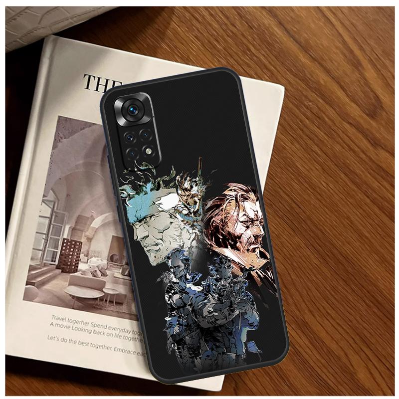 Metal Gear Solid Case For Xiaomi Redmi Note 11 10 9 12 13 14 15 Pro Plus Cover For Redmi 15 C 10C 13C 12C 14C