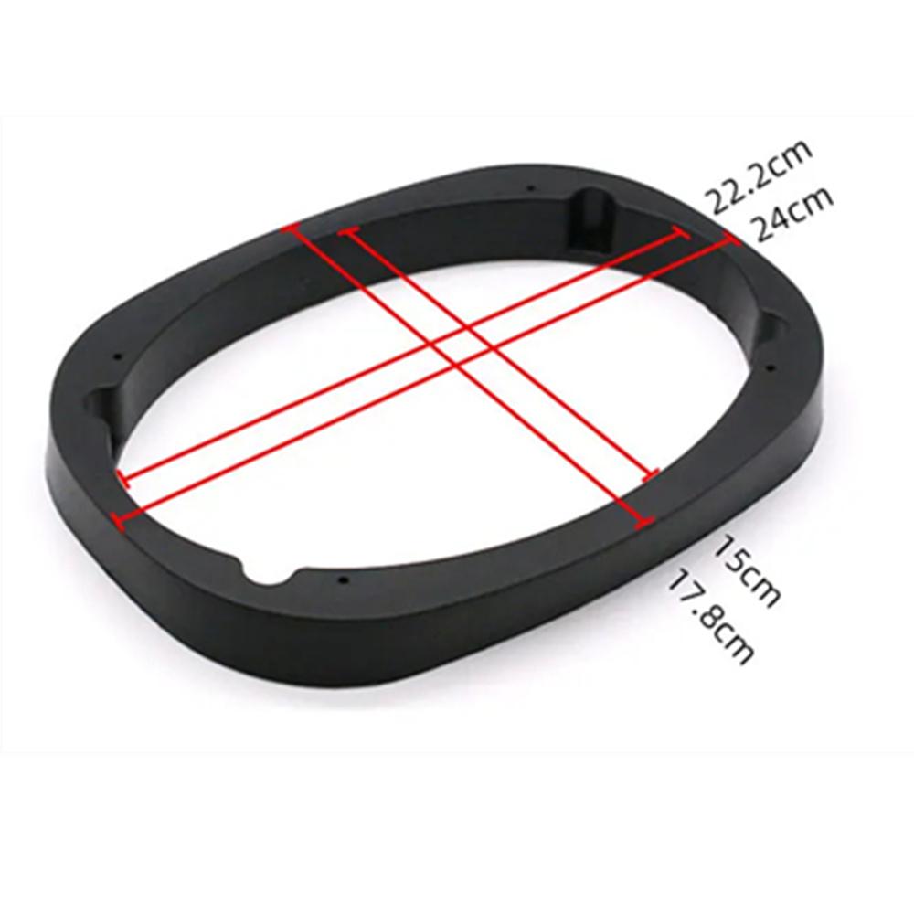 Pair 6*9 Inch Car Door Audio Speaker Gasket Coaxial Speaker Adapter Horn Bracket