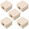 Elegant Wooden Jewelry Box Collection 5PCS Designed for Stylish Organization