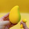 Squishy Mango Stress Balls Squeeze Toy Color-Changing Mango Handmade Squishy Fidget Balls Stress Relief Toy Gift