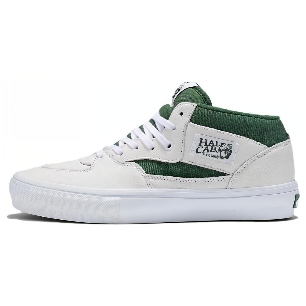 New Vans Half Cab Skate 'White Green' VN0A5FCDWGR