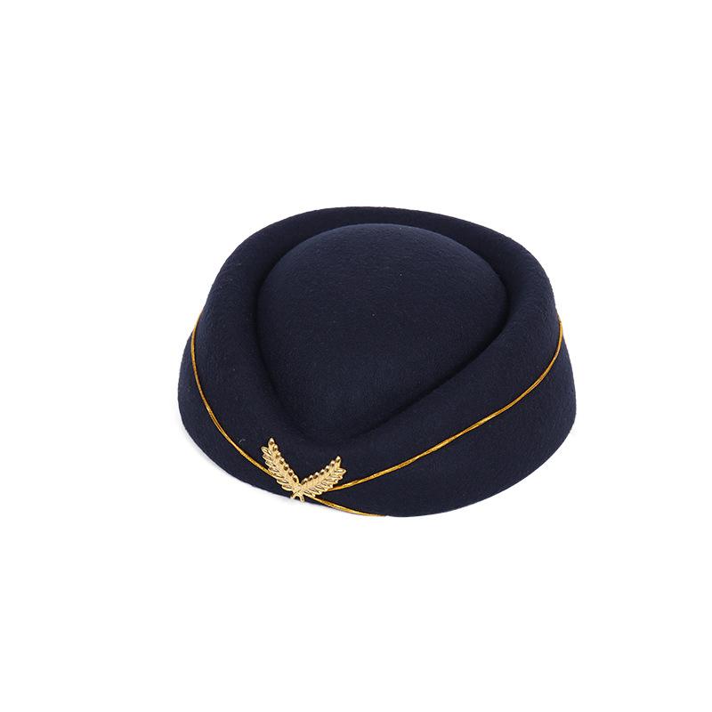 

Stewardess Hat Beret Hat Women Air Hostesses Hat Party Cosplay Formal Uniform Caps Accessory Party Hats Costume