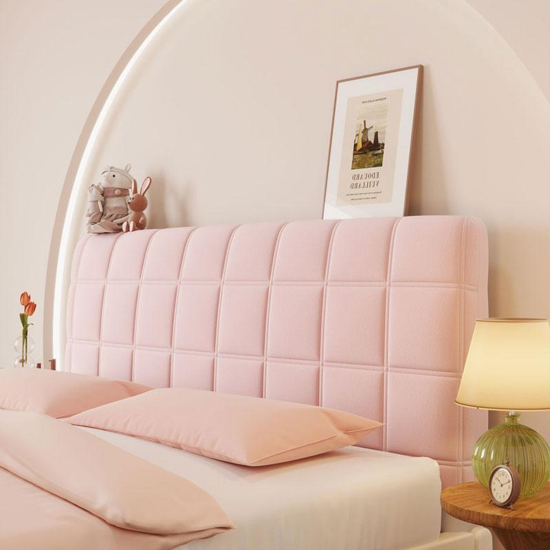 Headboard Cover Queen Size, Stretch Velvet Head Board Slipcover, Dustproof Bed Head Cover For Upholstered Headboard