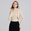 Women's Long Sleeve Cowl Neck Wool Blend Knit Sweater