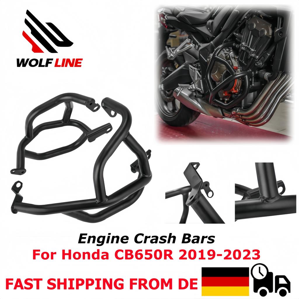 Crash Bars for CB650R CB 650R Engine Guard Bumper for Honda CB650R Highway Engine Crash Bumper 2019-2023 Fall Protector