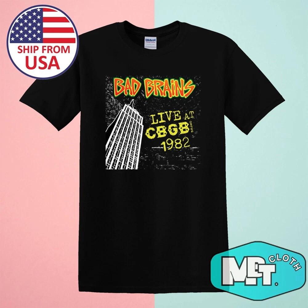 Bad Brains Men s Black Size S-5XL L
