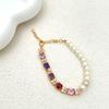 Fashion Commuter Full Diamond Color Zircon Versatile Bracelet For Women