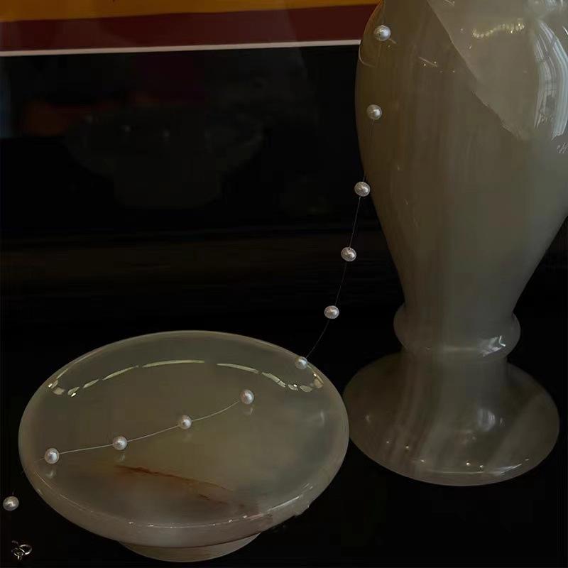 Elegant Cute  White Imitation Pearl Beads Choker Clavicle Chain Necklace For Women Wedding Jewelry Collar  New