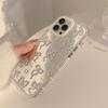 Mirror Bow Suitable for 14ProMax Apple 16 Mobile Phone Case IPhone 15 Temperament Princess Style 11 Transparent 12
