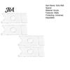 Bedroom Furniture Partition 1/2/4 Sets Clear Acrylic Wall Spacer, Protect Walls & Keep Sofa Guard Space for Curtains, Outlets, Vents, Adjustable Couch