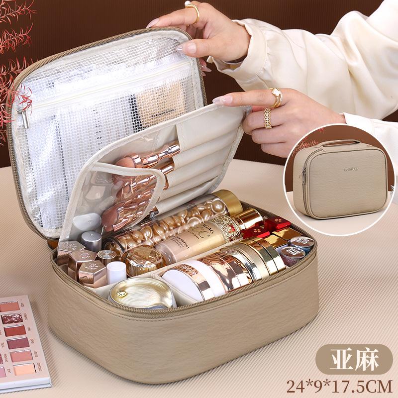 

Cosmetic bag Multifunctional large-capacity makeup brush Storage bag Going out Portable toilet bag