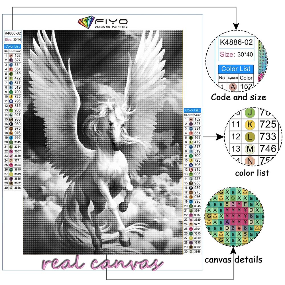 Diamantmalerei Tier Pegasus Stickerei Kreuzstich Strass Home Decor