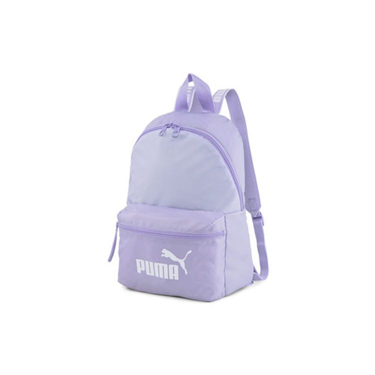 Puma Core Base Backpack Student Casual Fabric Sports Bag Women Backpack Lavender-Purple 079467-02 Lavender