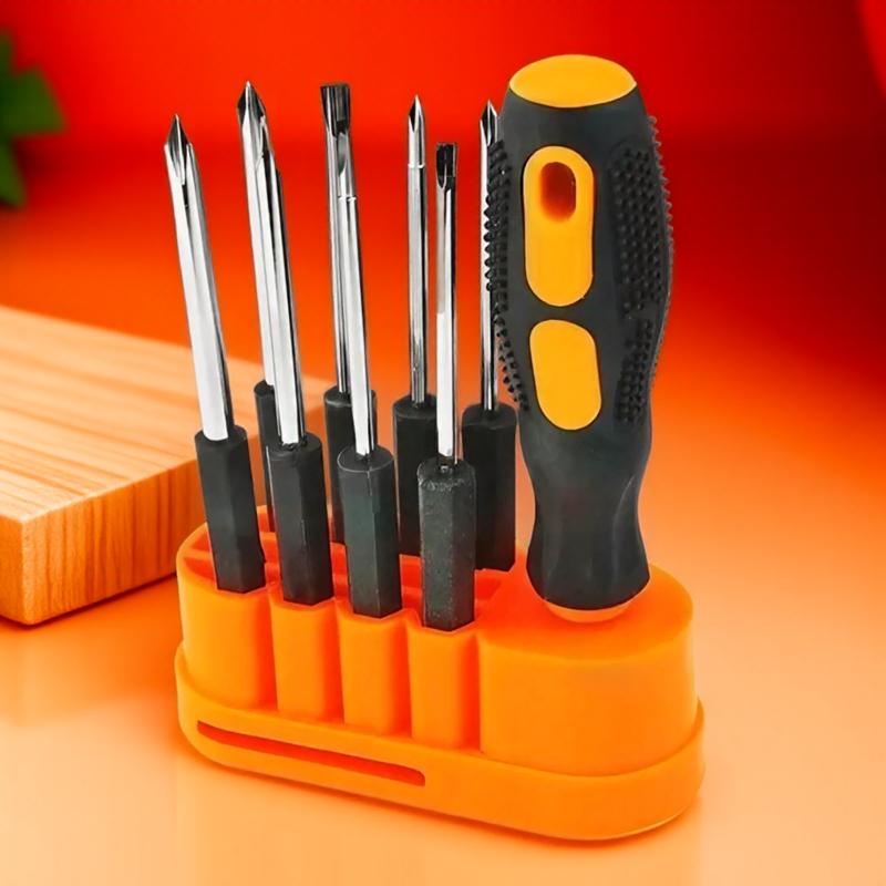 8-in-1 Mini Screwdriver Set Multi-Functional Interchangeable Phillips Flathead Bits Portable Aluminum Alloy Tool