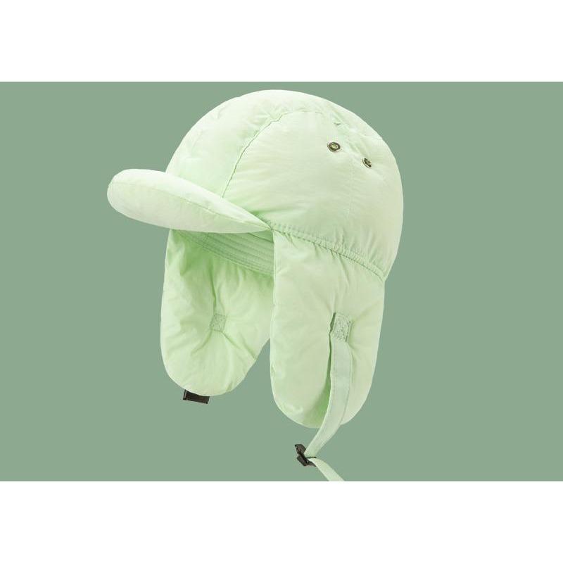 Korean Version of Down Clamp Cotton Lei Feng Hat for Women In Winter Fashion Light Warm Versatile Outdoor Ear Protection Hat for Men