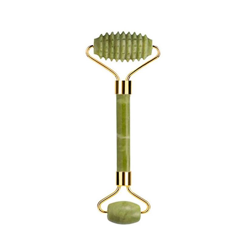 Xiuyu Roller Gua Sha Gouache Scraper Roller Massager Facial Anti Aging Natural Jade Stone Face Lifting Facial Skin Care Tools