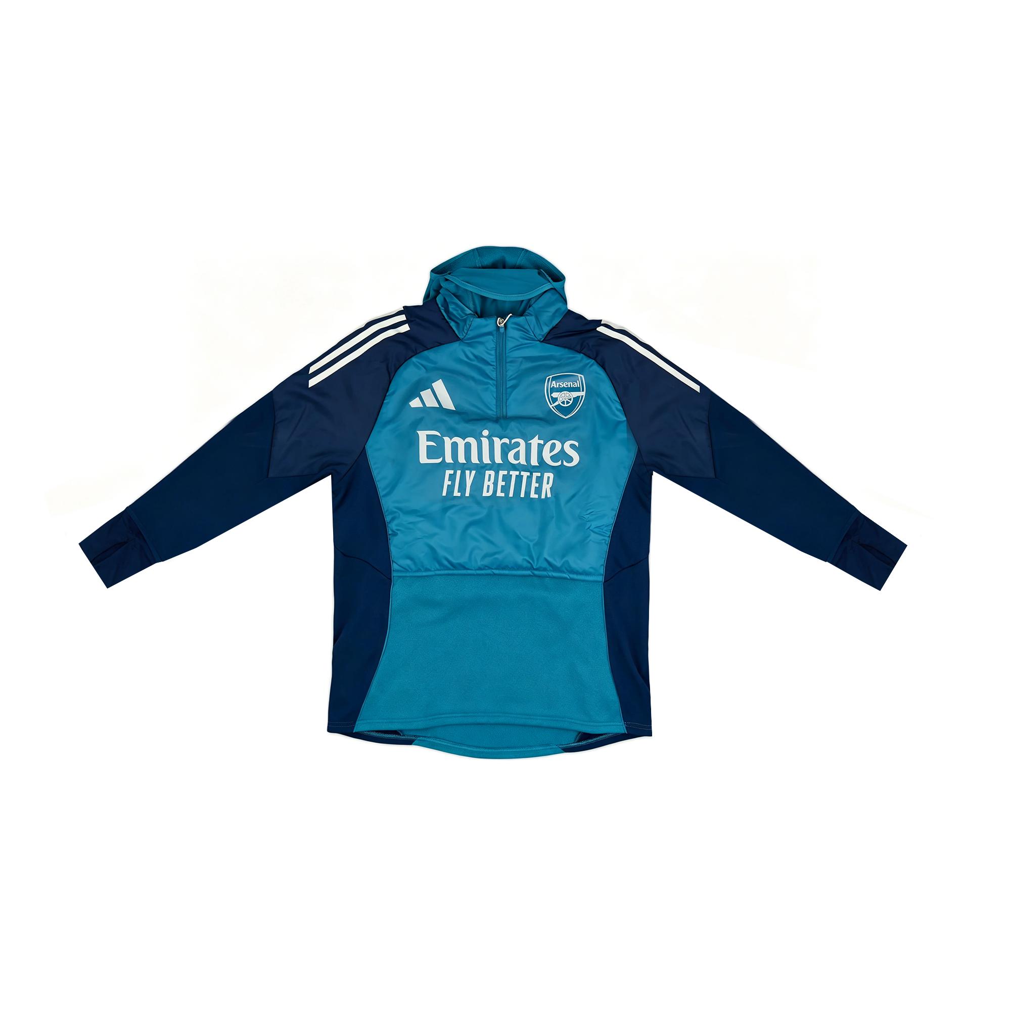 Adidas Arsenal 2025-26 Season Hooded Striped