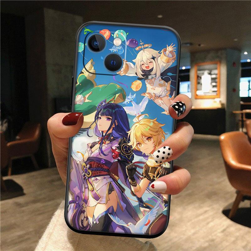 Genshin Impact New High-End Shell Phone Case for Xiaomi Poco M4 M5 M6 M7 X3 X6 X7 F8 Ultra Pro GT NFC