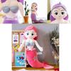 Adorable Mermaid Stuffed Plush Doll Soft Toy Perfect For Girls Birthday Gifts