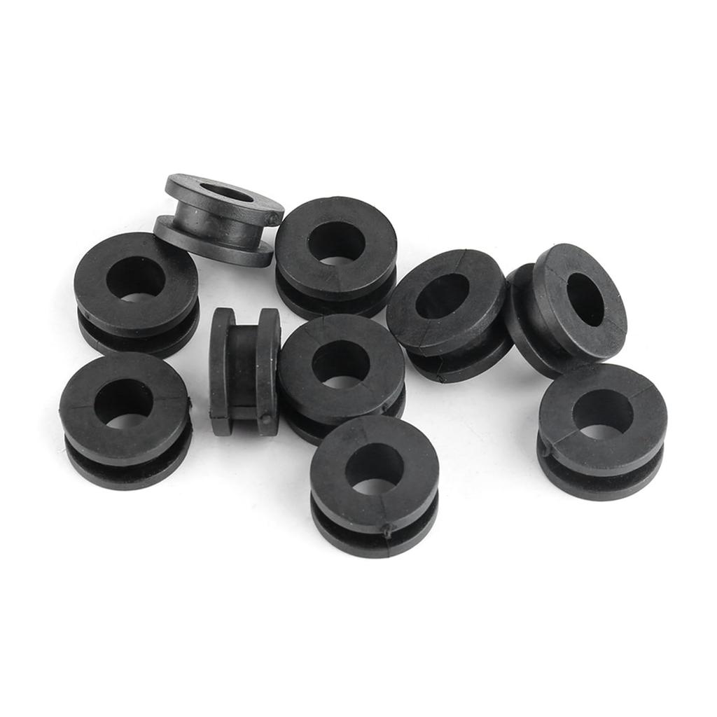 Motorcycle Rubber Grommets, High Precision Lightweight ABS 10