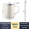 350/600ML Coffee Milk Jugs Stainless Steel Espresso Steaming Pitcher for Latte Art Milk Jug Frother Cup Bar Coffee Accessorie