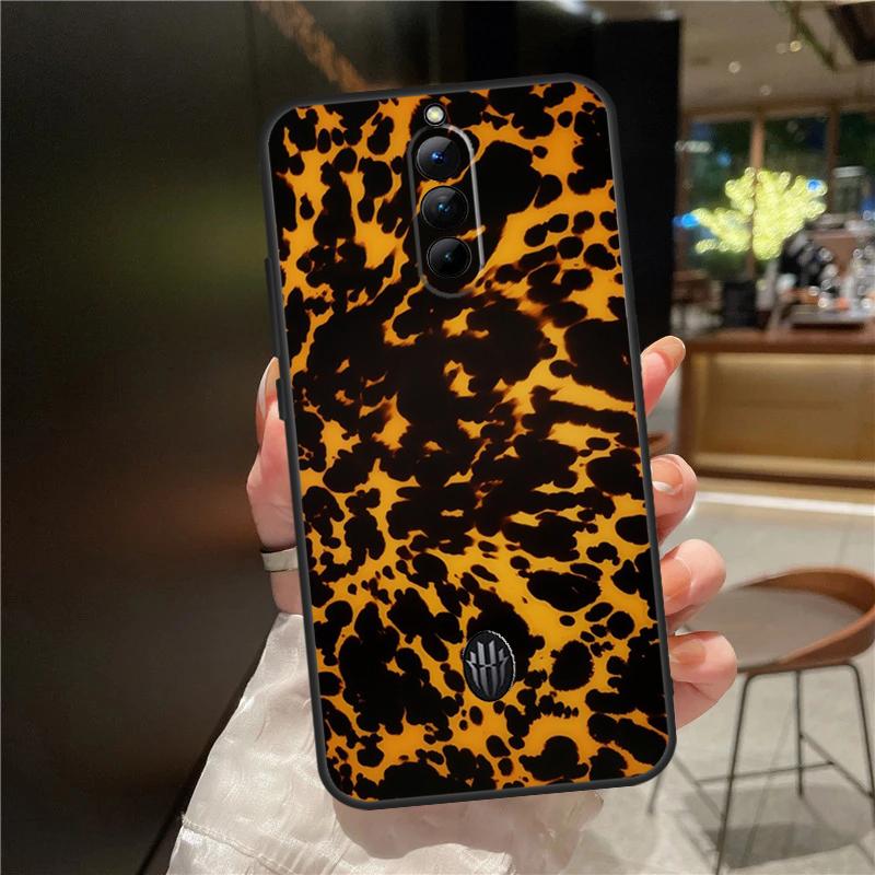 Tortoise Pattern Tortoiseshell Case For ZTE Nubia Red Magic 11 10 9 8 8S 9S 10S Pro Plus 6 7 6S 7S For RedMagic 10 Air Cover